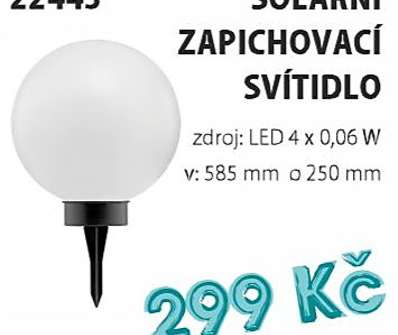 22443 Solární zapichovací svítidlo