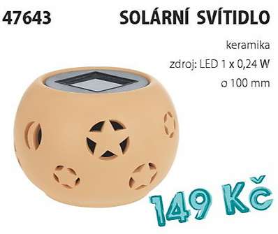 47643 Solární svítidlo