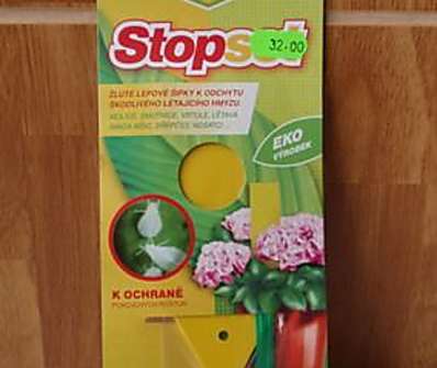 Stopset šipky žluté - 14 x 5 cm